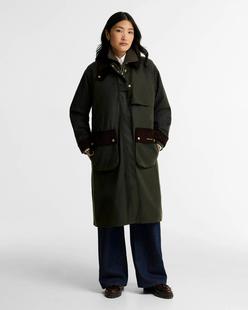 Barbour Women's Checked Kirklees Wax Jacket Alternate View